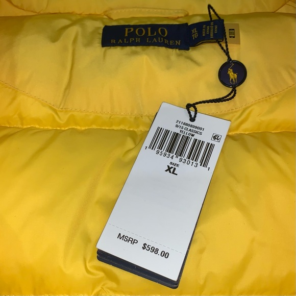 Polo Ralph Lauren Water-Repellent Belted Down Jacket-Size XL New - Picture 11 of 15